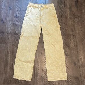 Yellow Utility Pants